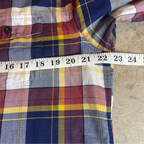 Patagonia Men's Multi Color Plaid Flannel Long Sleeve Buckshot Shirt Sz M - Picture 5 of 8